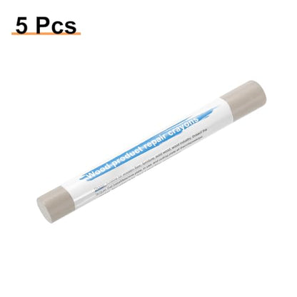 HARFINGTON 5pcs Wood Filler Sticks Wooden Wax Touch Up Furniture Repair Crayons for Scratch Hole Wood, Deep Lilac - color: Deep Lilac