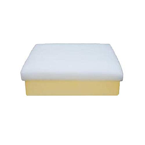 FoamRush 4" x 30" x 72" Upholstery Foam with Batting/Dacron On Top (Seat Replacement, Upholstery Sheet, Foam Padding) Made in USA