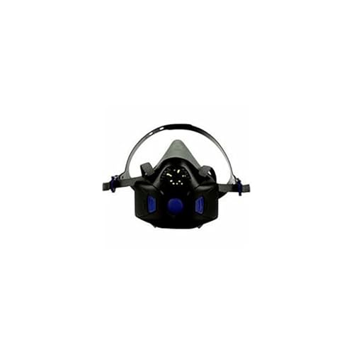 3M Reusable Respirator HF-803SD, Secure Click Half Face Respirator, Large - style: Large