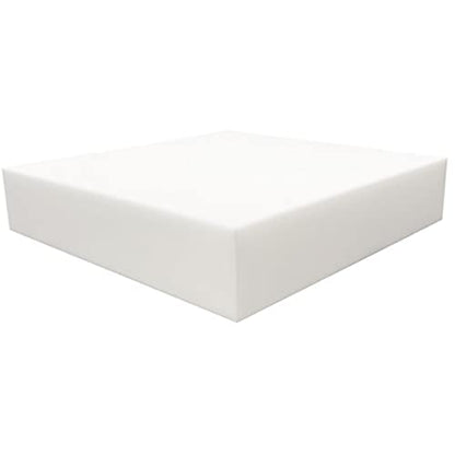 FOAMYFOAM 4Pack High Density 5 inch Thick, 24 inch Wide, 24 inch Long Upholstery Foam, Cushion Replacement - size: 5" x 24" x 24" (4 Pack)