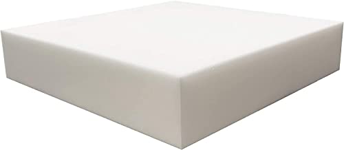 FoamRush 1" x 32" x 32" Upholstery Foam Cushion High Density (Square Foam for Dining Chairs, Chair & Wheelchair Seat Cushion Replacement) - color: High Density, size: 1" x 32" x 32"