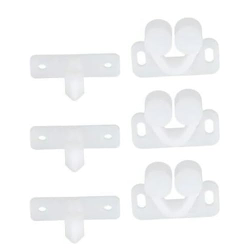 3Pcs White Marine Boat Ball Catch Door Cupboard Spring Back Plates Roller Latch Plastic Catches Cabinet Hardware Tools and Home Improvement