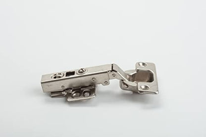 IMEX - Cabinet Door & Kitchen Hinges - Soft Close & Slide On - Full Overlay Lazy Susan Hardware - Metal Face Frame Plate for Floded - Packs with Plates & Mounting Screws Included (5 Pack)