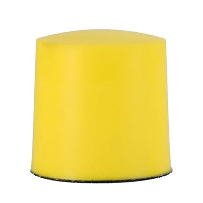 2/3/5inch Round Foam Sanding Pads – PU Hook & Loop Foam Hand Sanding Block for Wood Polishing, Non-Slip Grip & Universal Suede Paper Fit(2 inch)