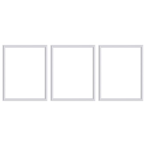 3 Set Panels Peel and Stick Premade Wainscoting Accent Wall Panels for Interior Wall Decor Easy DIY Build and Picture Frame Door Decor (16 x 20 in) - color: 16 x 20 in