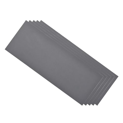 Wet Dry Sanding Sheets, 9 Inch x 3.6 Inch 1500 Grit Sandpaper Sheets Silicon Carbide - Applications: for Furniture, Hobbies and Home Improvement, Drywall, Wood, Metal, 5 Pieces - size: 1500 grit