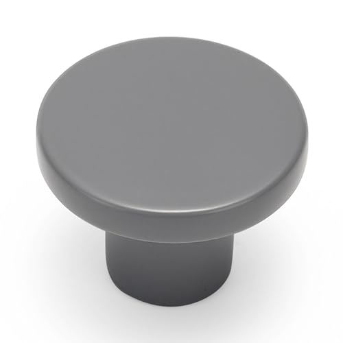 Ravinte Cabinet Knobs, 10 Pack Grey Dresser Drawer Pulls, 1-1/5 Inch - color: Gray