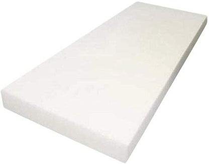 Foamma 7" x 24" x 92" High Density Upholstery Foam Cushion (Seat Replacement, Upholstery Sheet, Foam Padding) Made in USA - color: High Density, size: 8" x 19" x 75"
