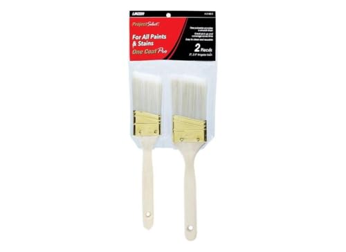 Linzer Products A 21402S Polyester Project Select Angle Paint Brush Set 2 Pack