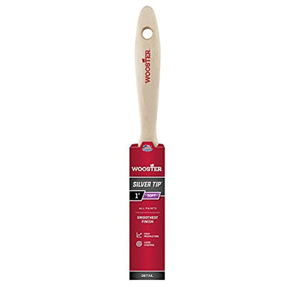 Wooster 5222-1 Silver Tip Flat Paintbrush 1" - size: 1 inch