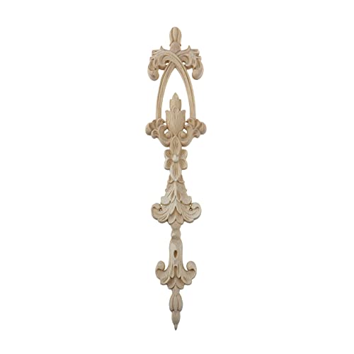 4 Pcs Wood Carved Onlays Appliques Decorative Carving Decals - style: Style1,4 pcs