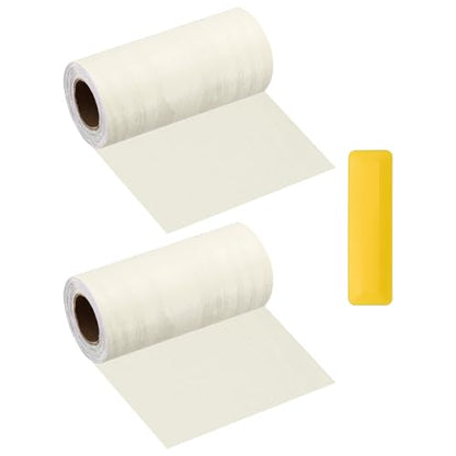 HARFINGTON Wood Grain Repair Tape 5" x16ft Self-Adhesive Repair Patch - color: Beige Wood, size: 5" x 16ft
