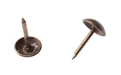 Sowaka 100 Pcs Antique Upholstery Nails Bronze Decorative Furniture Pins