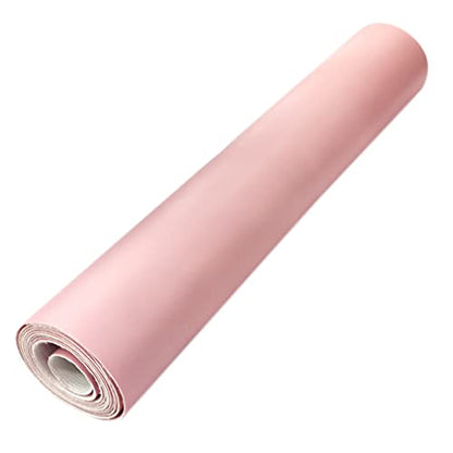 HYANG Smooth Solid Color Light Pink Faux Leather Sheets 1 Rolls 12"X53" (30cmX135cm),Faux Leather is Great for, Bows,Earrings Handmade DIY Craft Projects Making - color: Light Pink