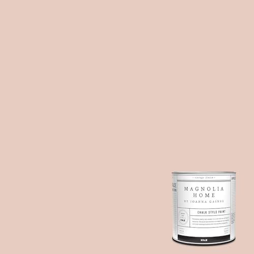 Magnolia Home by Joanna Gaines Chalk Style Paint, ELLA ROSE, 1 Quart - color: Ella Rose