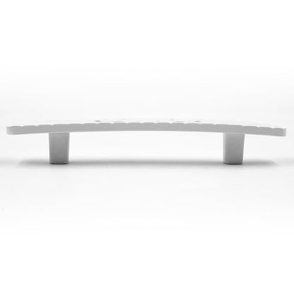 JETLAND Bridged Drawer Cabinet Pulls, 6-Pack White 3" Hole Centers, Antique Peony Solid Cast, TG0115WW076 - color: White, size: 3 Inch Hole Centers