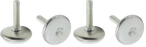 36PCS Screw on Furniture Glides Adjustable Furniture Leg Base Leveller M6 x 25mm Thread Length (Pack of 2) - size: M6 x 25mm Thread Length (Pack of 2)