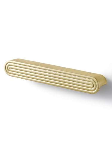 Cabinet Pulls Gold 6.3" Hole Center 5 Pack - color: Brushed Gold, size: 6-5/16"(160mm) Hole Center
