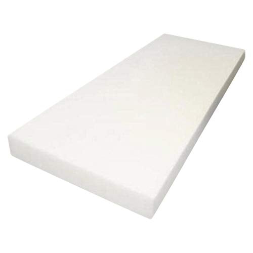 FOAMMA 1" x 19" x 20" Upholstery Foam High Density Foam (Chair Cushion Square Foam for Dinning Chairs, Wheelchair Seat Cushion Replacement) - size: 1" x 19" x 20"