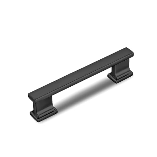 10 Pack 4-3/4 Inch Length|3-3/4 Inch(96mm) Hole Center Matte Black Kitchen Cabinet Handles, Cabinet Pulls Kitchen Cabinet Hardware, Cupboard Pulls, Drawer Handles - color: Matte Black, size: 3-3/4 inch Hole Center(96mm), style: 10 Pack Handle