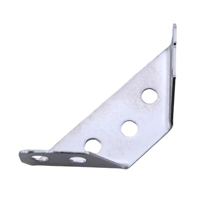 12PCS Heavy Duty Stainless Steel Triangular Furniture Corner Brackets with Screws Universal Corner Supports for Drawers Cabinets and Table Chair Supports