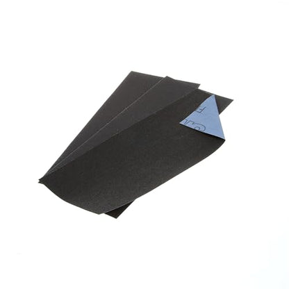 3M Emery Cloth Sandpaper, 3 Sheets, 3.67 x 9 in, Assorted Grit