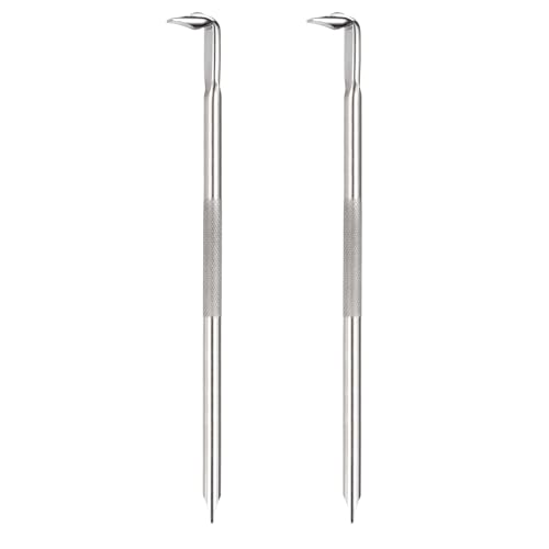 HARFINGTON 2PCS Offset Screwdriver SL6/SL6 Right Angle 90 Degree Screw Driver Double Ended L-type 6.69" Length Hand Tool for Repair, Silver - size: SL6/SL6, 6.69", style: L-type