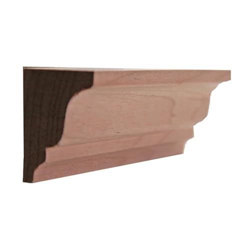EWSC16 Solid Crown 1-3/8" High x 1" Deep Moulding. Unfinished, Poplar, 42" - color: Poplar, size: 42 inches