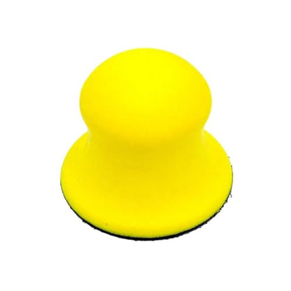Hand Sanding Block Round and Mouse Shape Sandpaper Holder Hook and Loop PU Backing Ergonomic Grip for Wood Furniture Repair Craft (3inch) - color: 3inch
