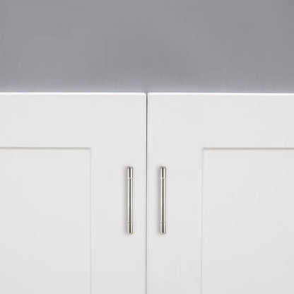 Solid Heavy Duty Jasper Pulls 10 Pack Polished Nickel Cabinet Pulls 3-3/4 Inch Hole Centers for Kitchen Cupboard Handles Modern Drawer Pulls Bathroom Cabinet Pulls - color: Polished Nickel, size: 3-3/4 inch(96mm) Hole Center