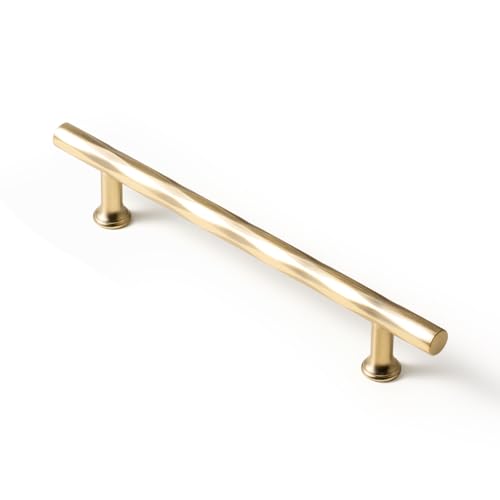 5.04" c-c Champagne Bronze Cabinet Pulls Hammered Drawer Pulls Zinc Alloy - color: Champagne Bronze, size: 5.04"(128mm) Center to Center
