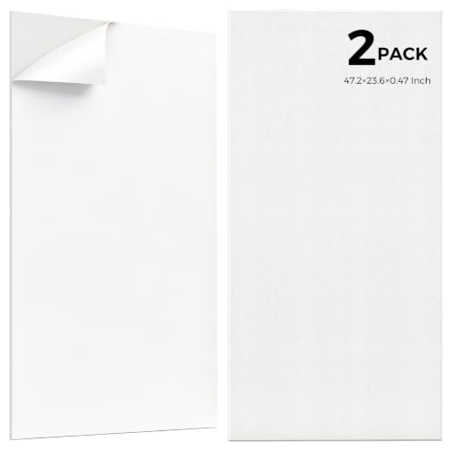 TO-TH Soundproof Wall Panels Thickened Sound Absorbing Panel 2 Pack, White - color: White, size: 2 Pack