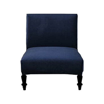 Eco-Ancheng Armless Chair Slipcover - Removable, Washable, Printed Accent Chairs for Living & Dining Room - color: A27
