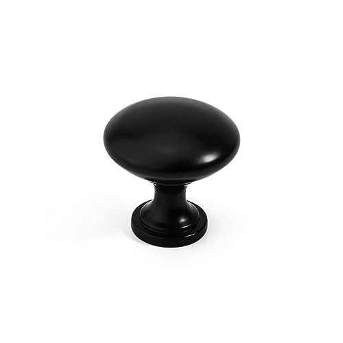 Kitchen Cabinet Knobs and Pulls Matte Black Drawer Knobs Single Hole Closet Door Knobs Dresser Handles Furniture Knobs,2 Pack - color: Matt Black, size: 2 Pack, style: Modern