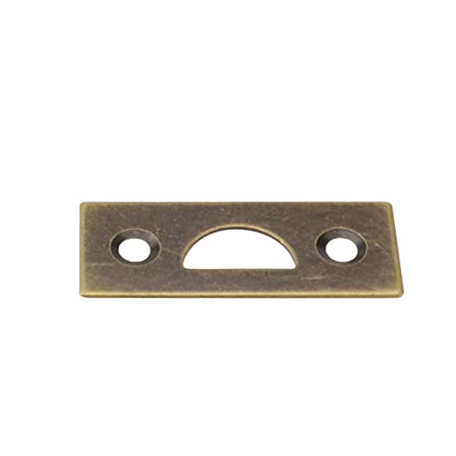 Bitray Solid Surface Bolt 3-inch Brass Antique Door Sliding Bolt - style: 1pcs/Bronze/3 inch