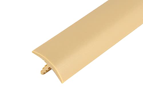 25ft Roll of Beige 3/4" Plastic Tee Moulding for Arcade Game Cabinets, Counters, Shelves, or Tables - color: Beige, size: 25 Feet