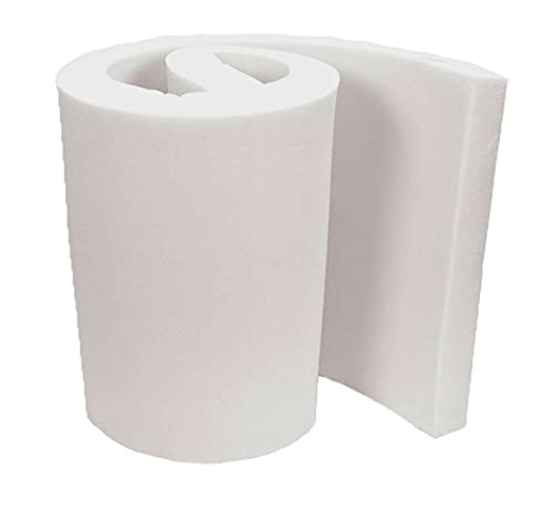 Mybecca Upholstery Foam Cushion Sheet High Density,2 H x 24 W x 72 L - color: White, style: 2x24x72