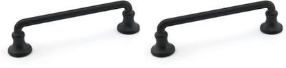 Richelieu Hardware BP0874900 Pull Toulon Collection, 3 3/4 in, Matte Black (Pack of 2) - color: Matte Black, size: 3 3/4 in (Pack of 2)