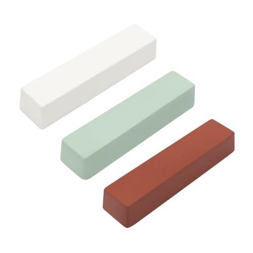 Buffing Polishing Cutting Compounds 12 Oz. Kit - Green Fine/White Medium/Red Coarse - 3 Pack - size: 12 Oz
