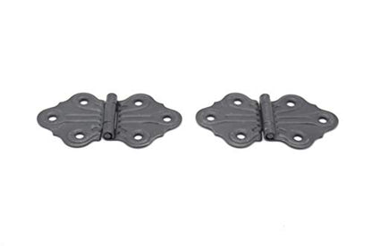Butterfly Hinge Oil Rubbed Bronze Finish Flush Mount Hinge 2 Hinges Comes with Matching Finish Screws