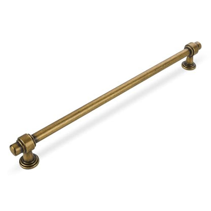 Antique Brass Kitchen Cabinet Pulls 10 Inch 10 Pack - color: Antique Brass, size: 10" Hole Center(254mm)