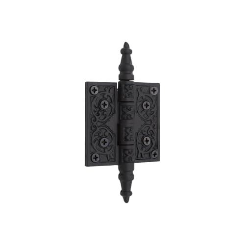 2.5" Victorian Style Steeple Tip Hinge in Cast Iron