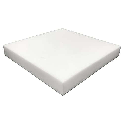 Foamma 0.5" x 22" x 22" High Density Upholstery Foam Padding, Thick-Custom Pillow, Chair, and Couch Cushion Replacement Foam, Craft Foam Upholstery Supplies, Foam Pad for Cushions and Seat Repair - color: High Density, size: 0.5" x 22" x 22", style: 1 Pac