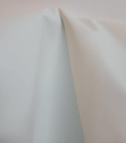 White Soft Faux Vegan Leather Sheet PU Peta Approved Vegan | 1 Yard (36 x 54 inch) Cut by the Yard | Synthetic Pleather Nappa 0.9 mm Smooth Upholstery | NAT Leathers | 36"x54" - color: White Smooth