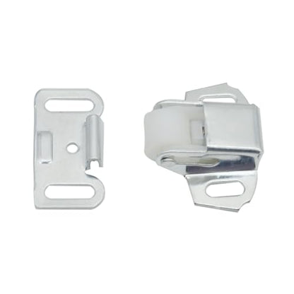 1 Pcs Mailbox Replacement Roller Catch Latch with Screws(Silver)