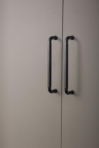 Goo-Ki 6 Pack 3 Inch （76mm） Hole Center Cabinet Pulls Matte Black Zinc Alloy Kitchen Drawer Pulls Drawer Handles 3.45 Inch Length 2201-B-76 - color: Matte Black, size: 3 Inch Hole Centers