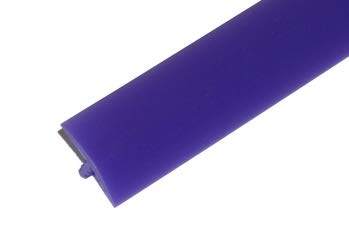 25ft Roll of Purple 3/4" Plastic Tee Moulding for Arcade Game Cabinets, Counters, Shelves, or Tables - color: Purple, size: 25 Feet