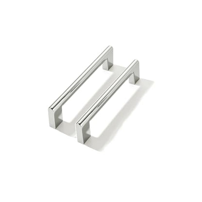 10 Pack 3 Inch Hole Center Polished Nickel Cabinet pulls Heavy Duty Solid Hardware for bathrooms Dressing Tables cabinets and Kitchen cabinets. - color: Polished Nickel, size: 3 Inch Hole Center