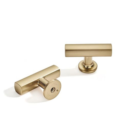 khtumeware 10 Pack 2 Inch 10 Pack Brushed Brass Cabinet Knobs Satin Gold Kitchen Soild Cabinet Knobs Drawer Knobs Cabinet Hardware Zinc Knobs for Dresser Drawers - color: Brushed Brass, size: 1.96"(50mm)Hole Center
