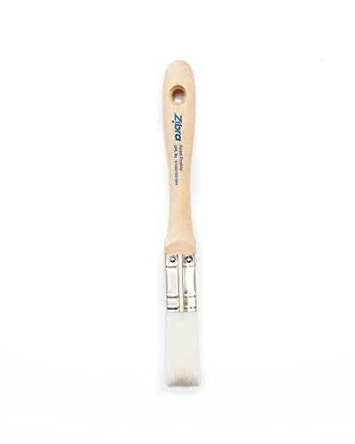 Zibra Square Paint Brush for Painting Murals, Details, Narrow Trim and Windows, 1-inch, Artist Brush - size: 1 in, style: Square Brush